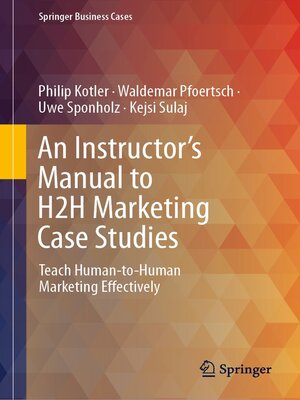 cover image of An Instructor's Manual to H2H Marketing Case Studies